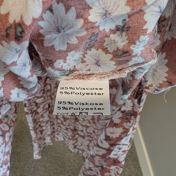 LOT of 4 floral wrap dresses, sized XL - Picture 11 of 16